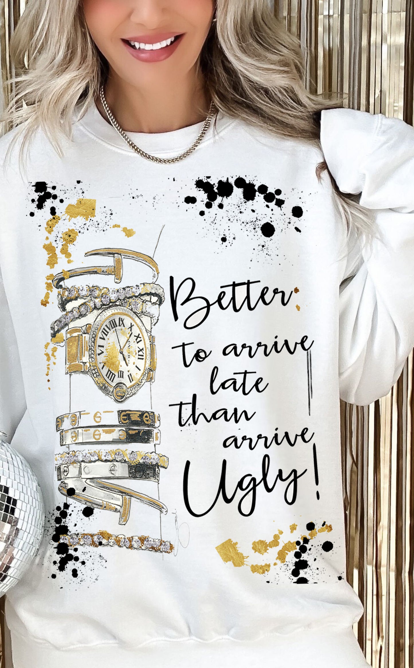 Better Late Tee Sweatshirt