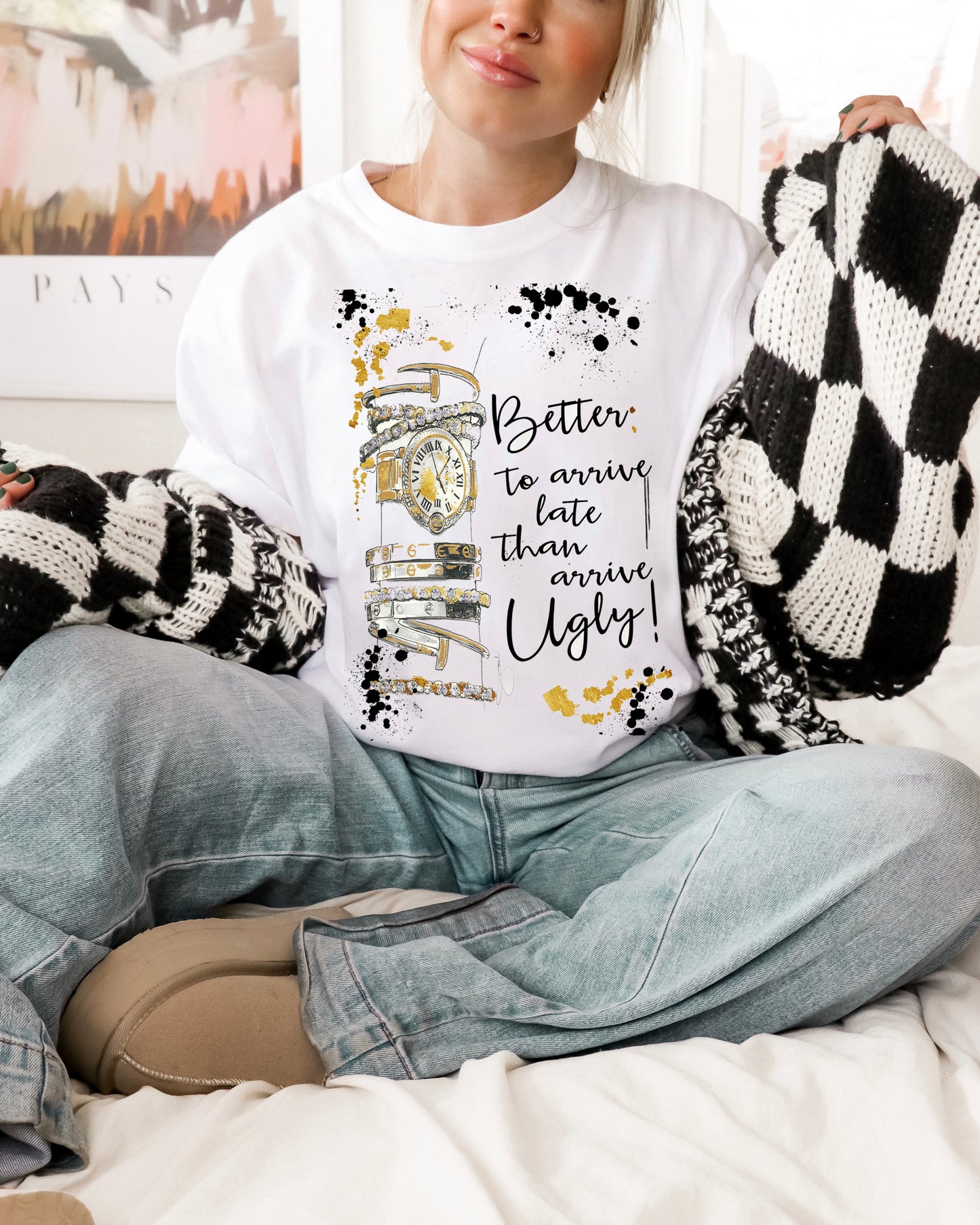 Better Late Tee Sweatshirt