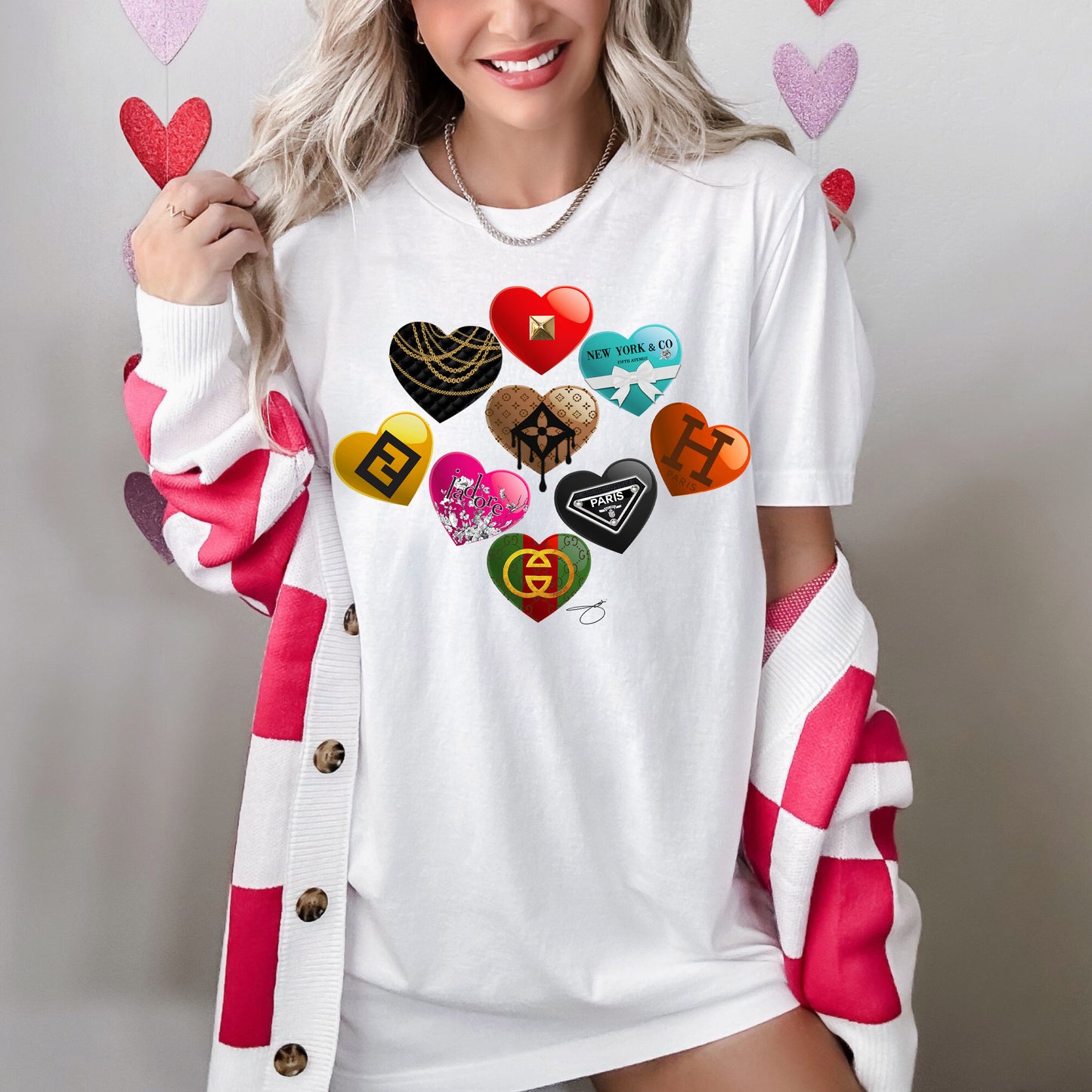 Fashion Love Valentines Day T-shirt