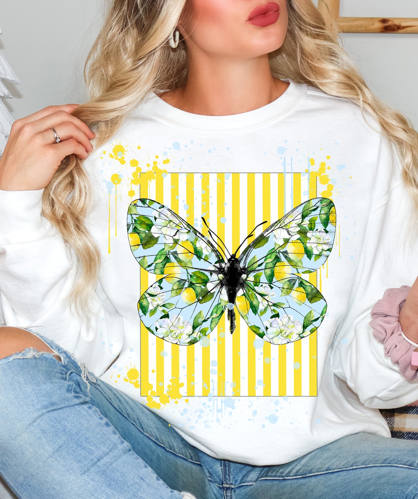 Lemon Fly Tee Sweatshirt