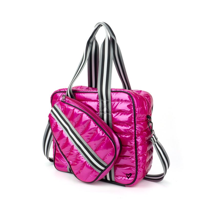 PINK PUFFER PICKLE BALL BAG & TOTE