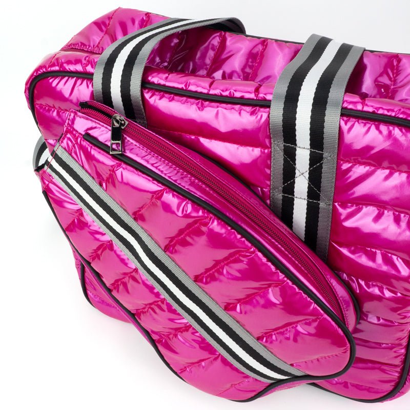 PINK PUFFER PICKLE BALL BAG & TOTE