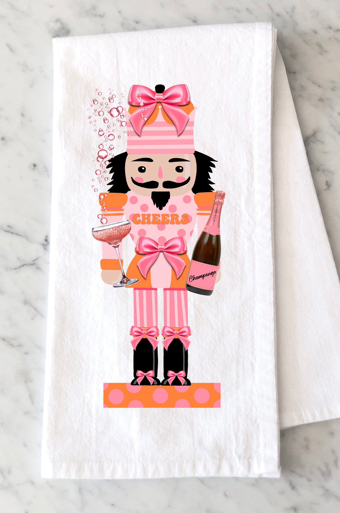 Cheers Nut Tea Towel