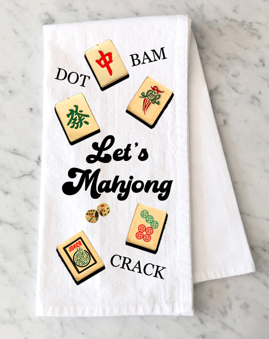 Mahjong Tea Towel