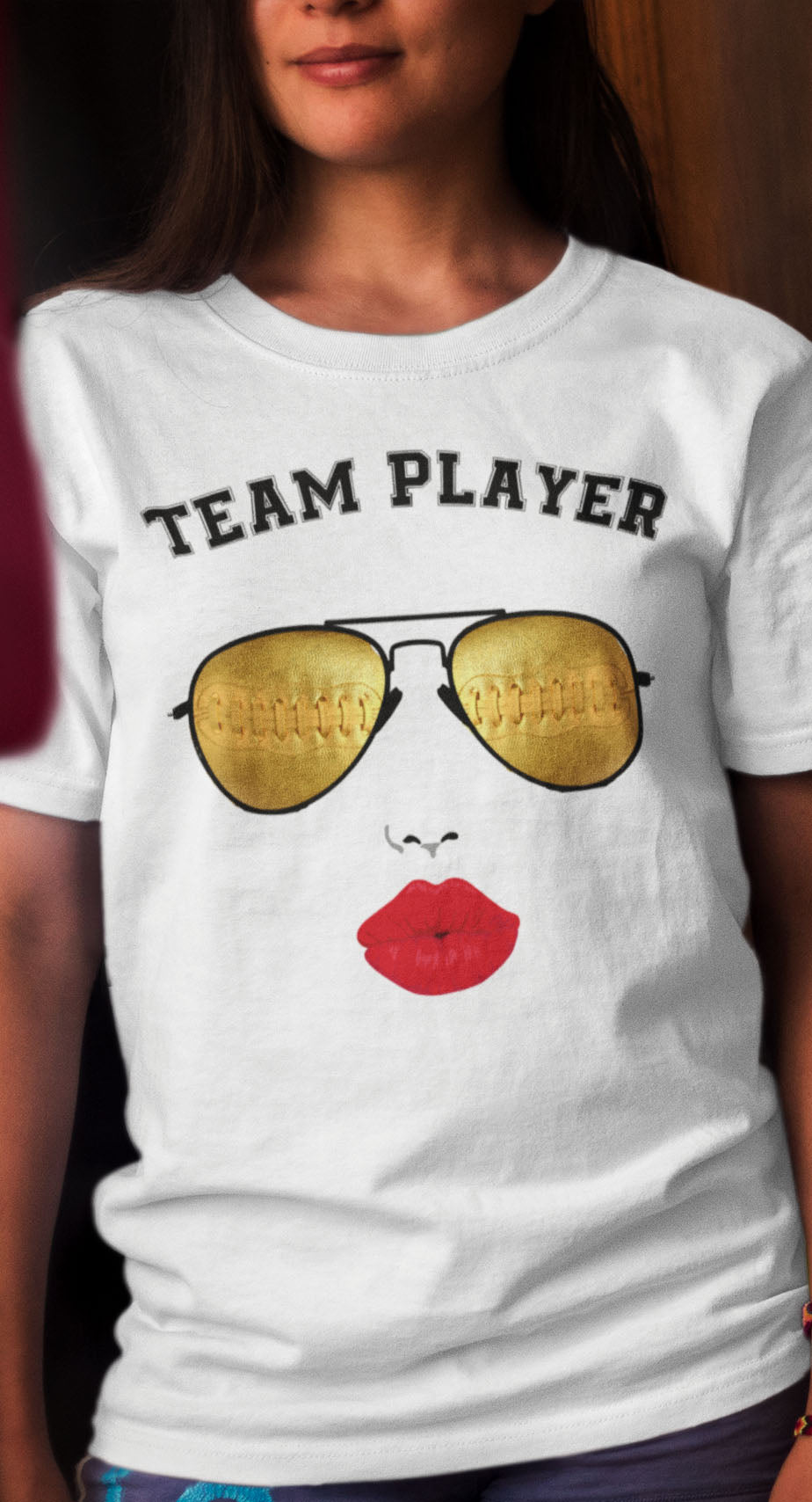 Team Player Football T-shirt