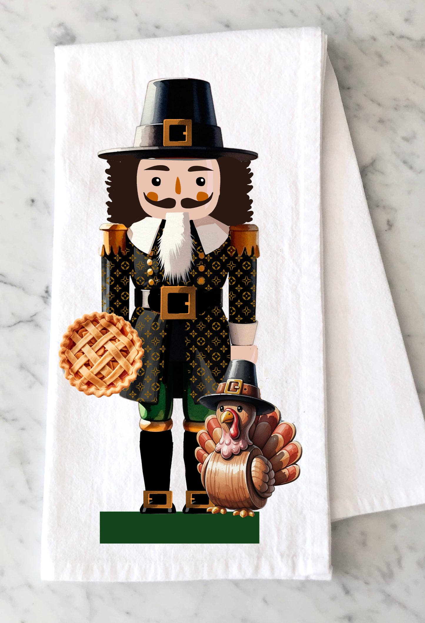 Thanks Nut Tea Towel