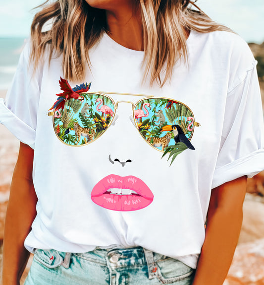 Tropical Sunnies Tee Sweatshirt