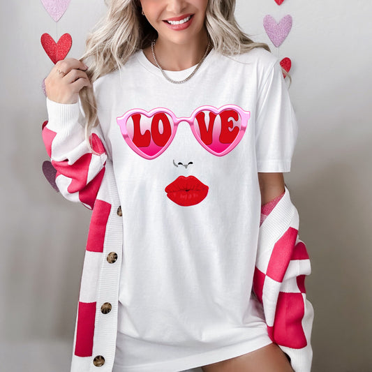 Heart Eyes Valentines Day T-shirt