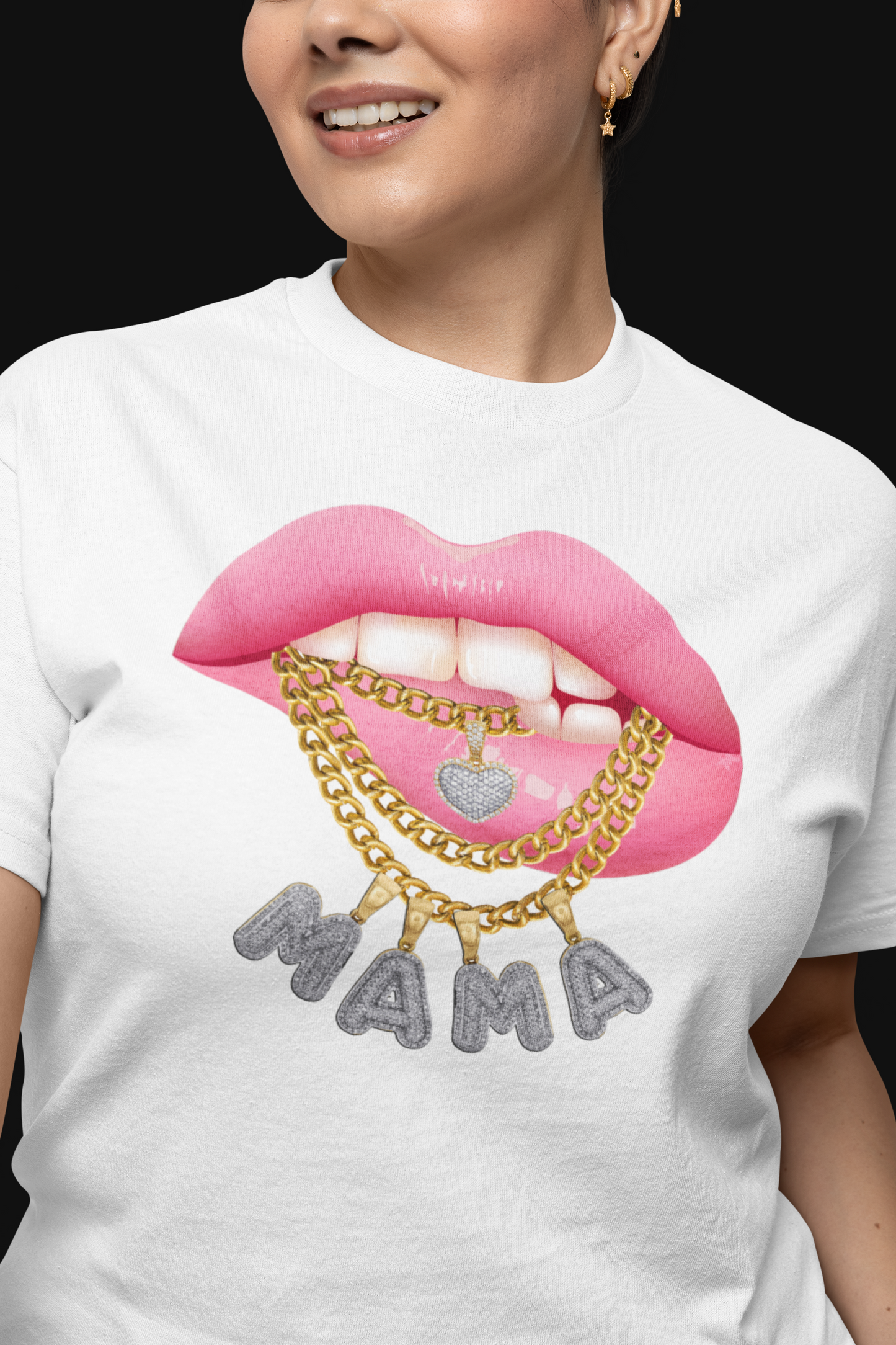 Mama Lips Tee Sweatshirt