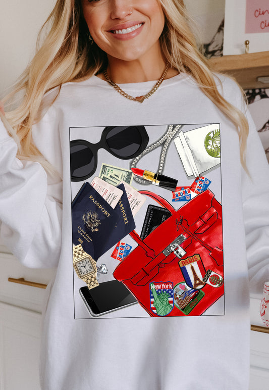 Travel Diva Tee Sweatshirt